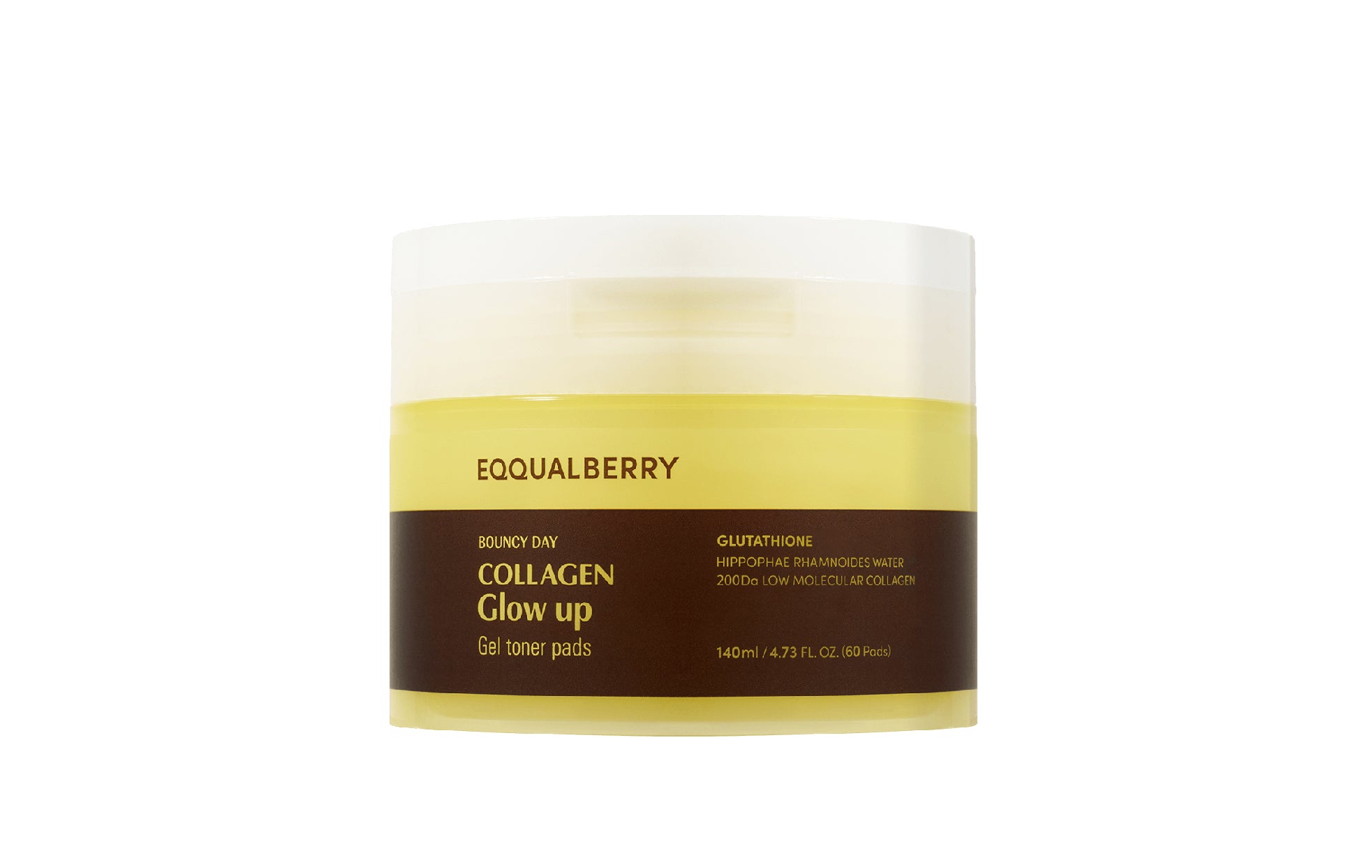 Collagen Glow Up Gel Toner Pads 140ml (60 pads)