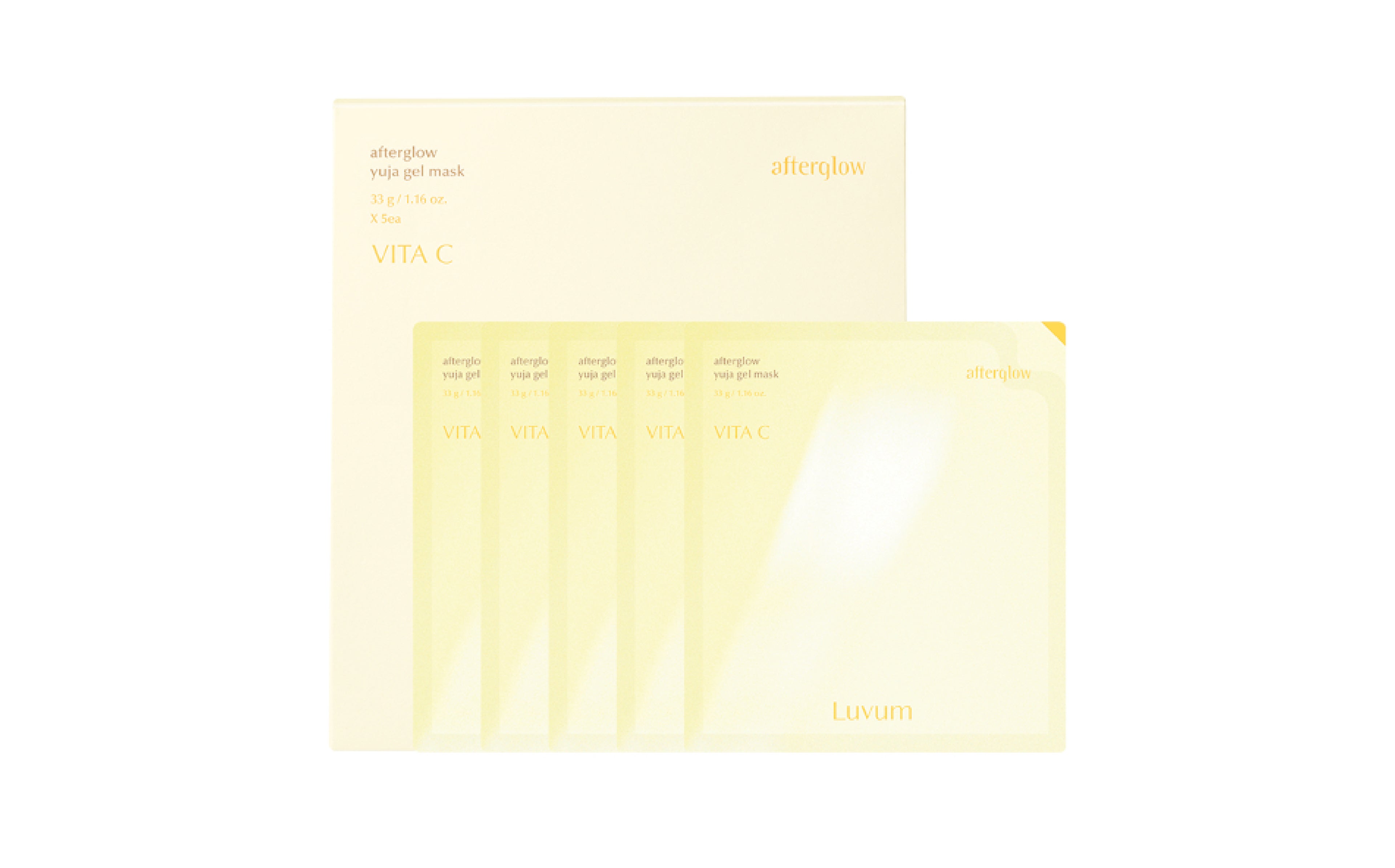 Afterglow Yuja Gel Mask 5p x 33g