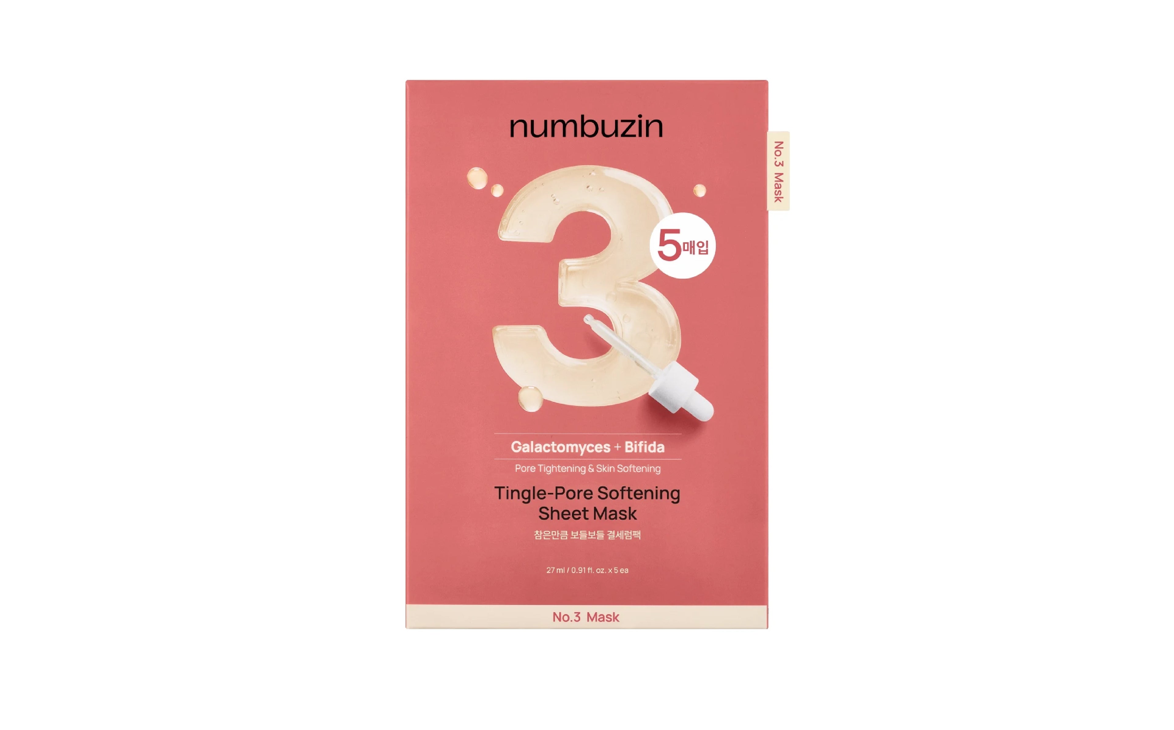 No.3 Tingle-Pore Softening Sheet Mask 5p x 27ml