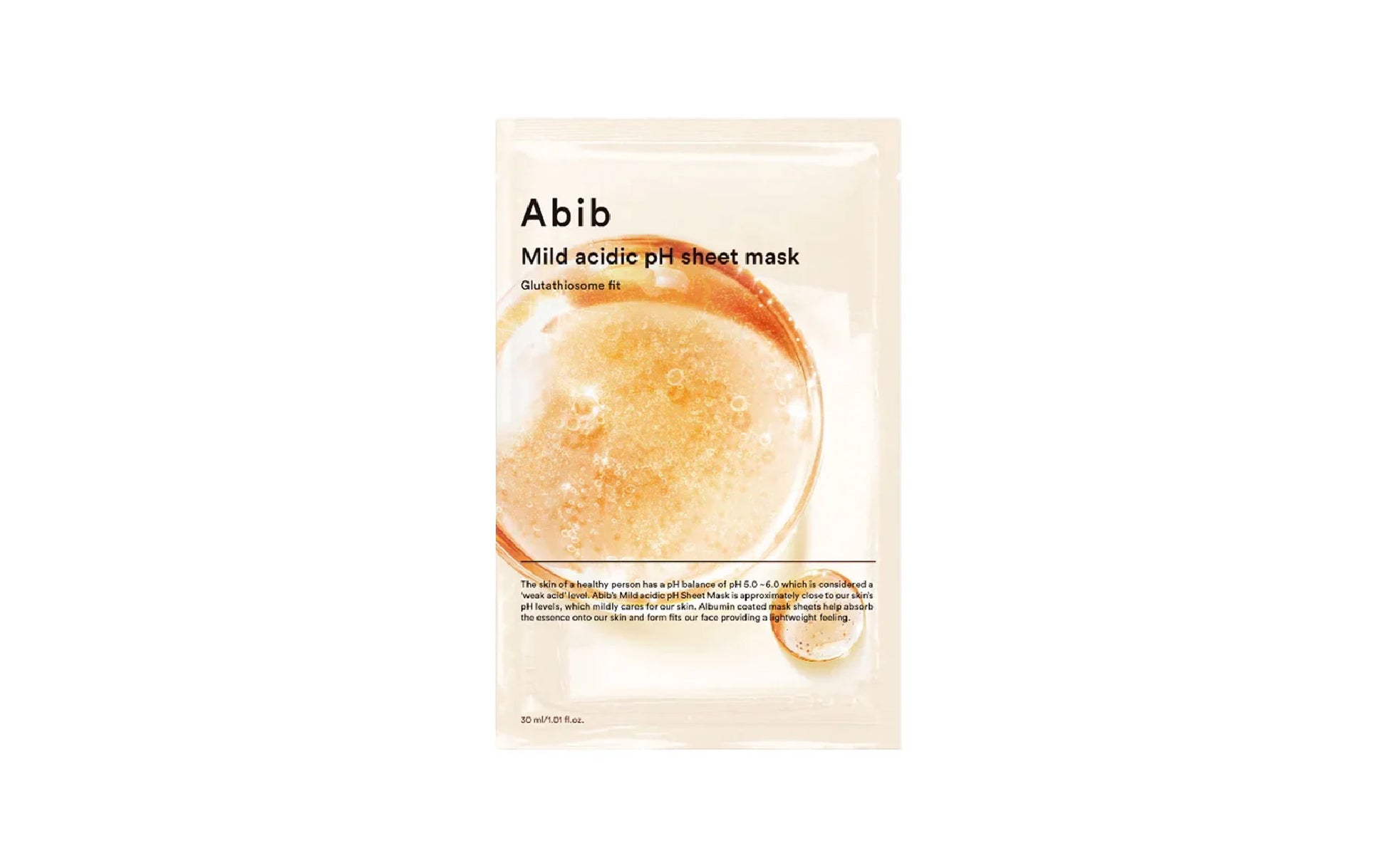 Mild Acidic Ph Sheet Mask Glutathiosome Fit 1p x 30ml